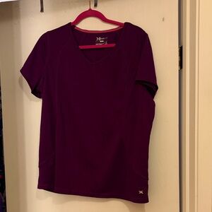 Xersion Women's Deep Purple Short Sleeve Tee